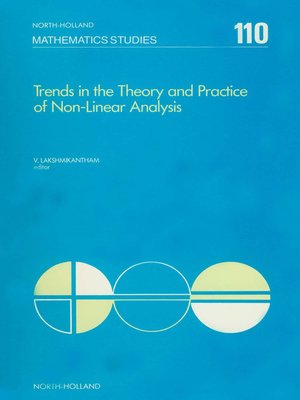 cover image of Trends in the Theory and Practice of Non-Linear Analysis